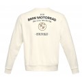 BMW Motorrad Φούτερ Berlin Built Ανδρικό Λευκό Φούτερ / Sweatshirt